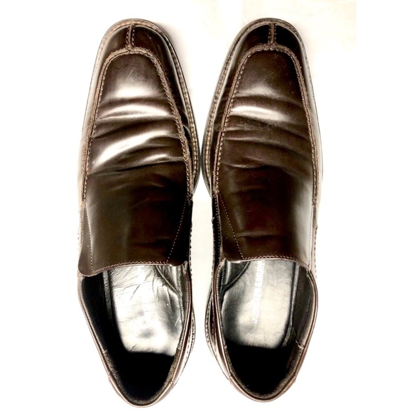 Vintage Johnston & Murphy Men\'s Dark Brown Leather Loafer Dress Shoes~9.5M main image 9